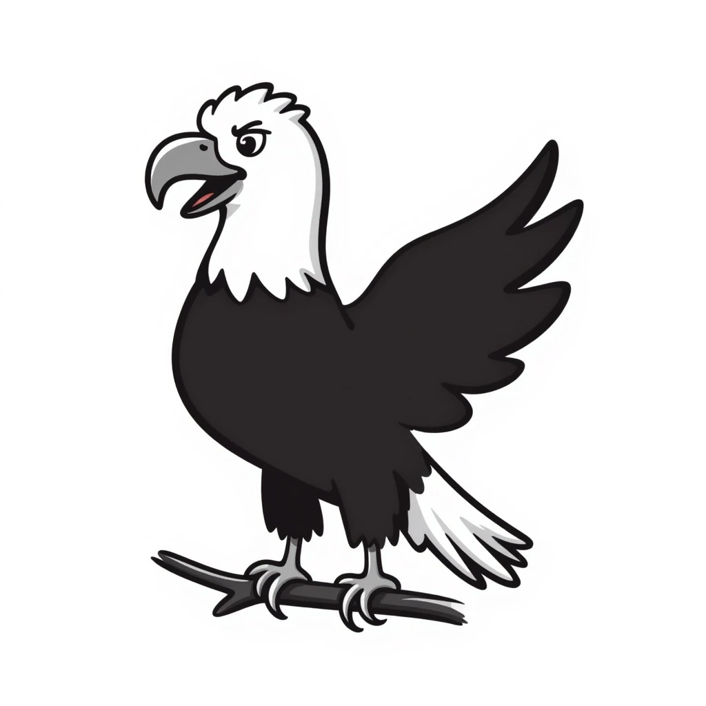 Bald eagle emoji
