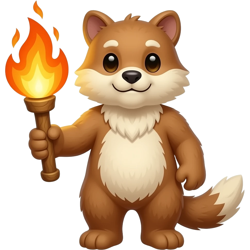 Animal with fire Torch emoji