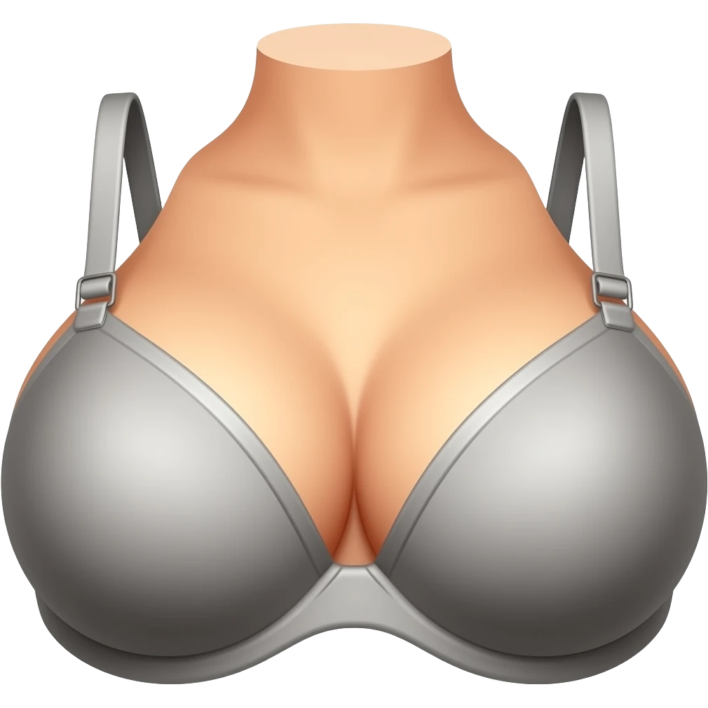 Big tits outside the bra emoji