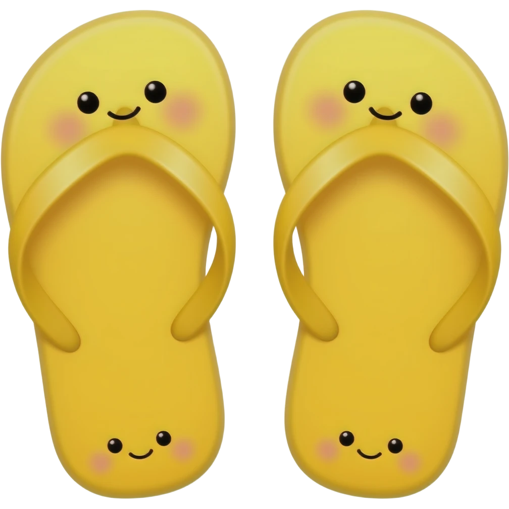 Kawaii mango chancleta emoji