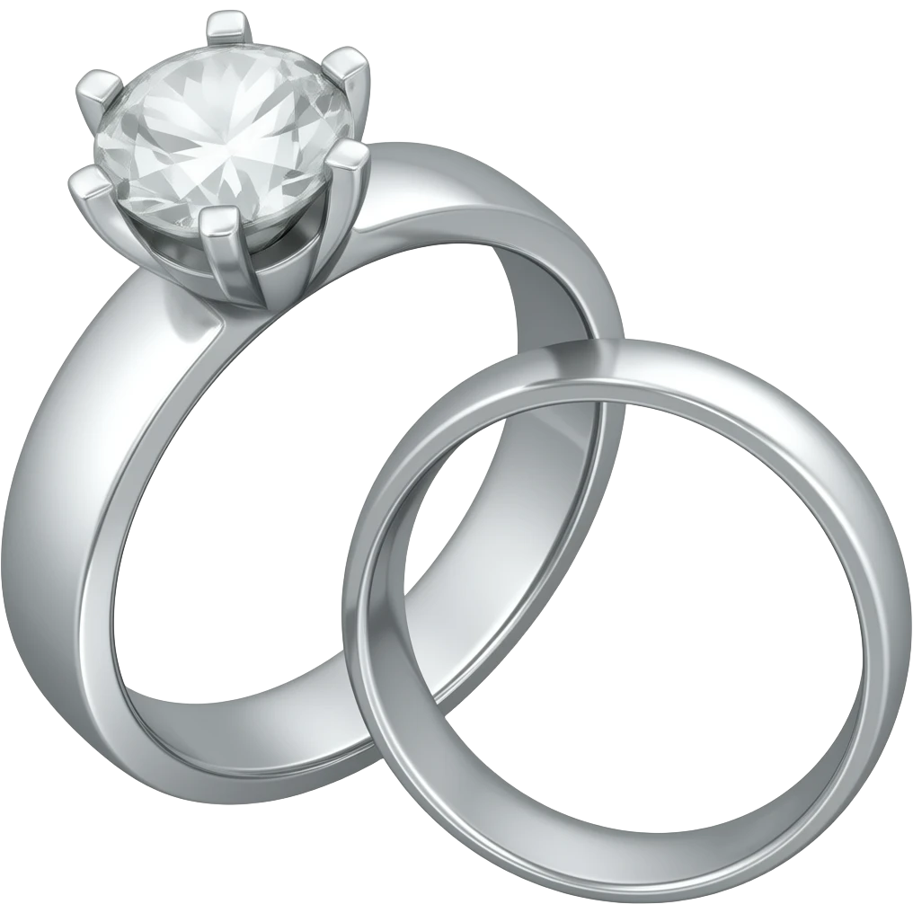 This Rings and  anotherone without a diamant emoji