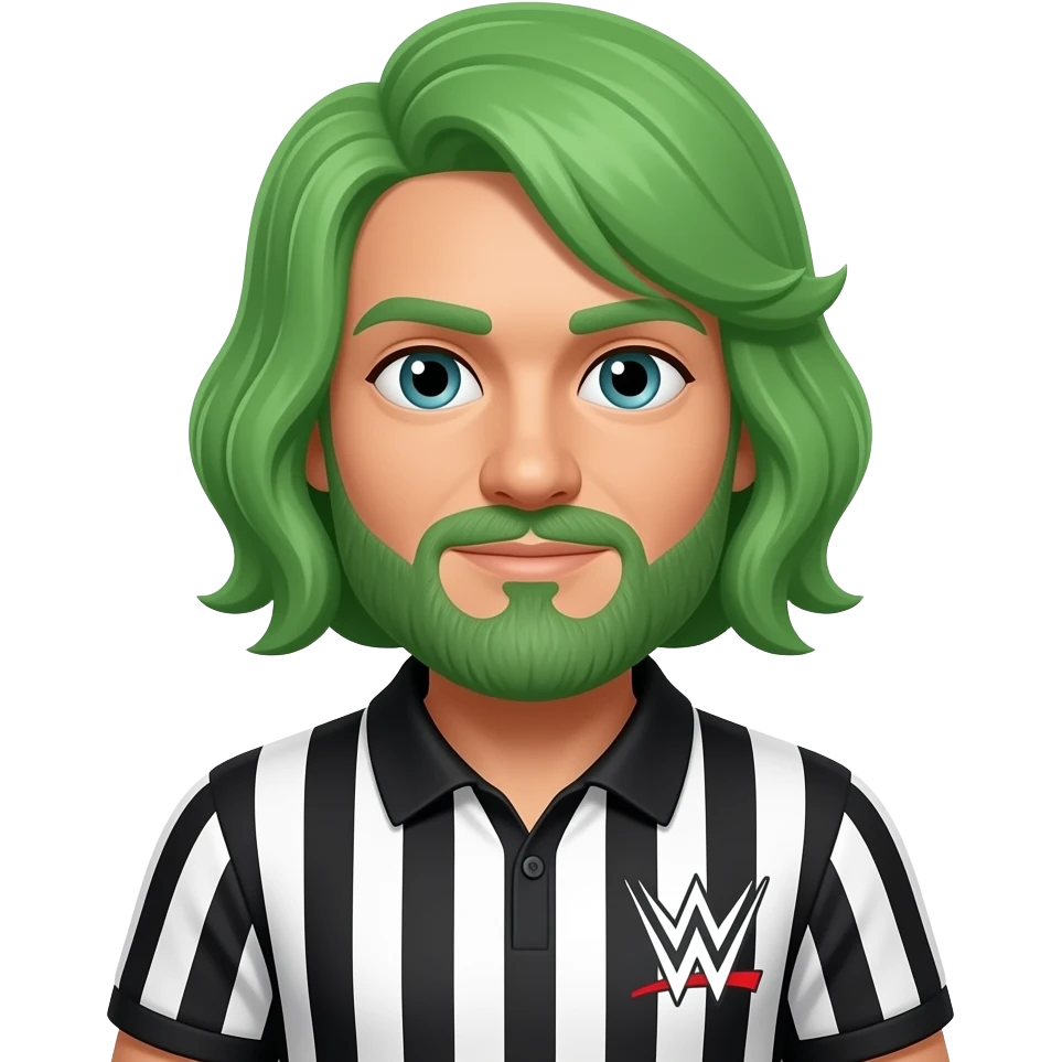 arbitro wwe verde emoji