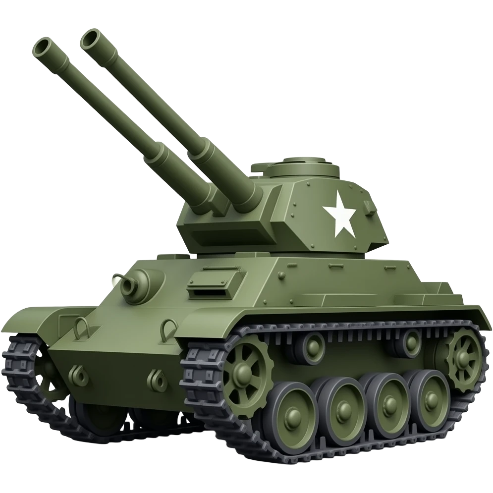 make me a Type 87 self-propelled anti-aircraft gun emoji