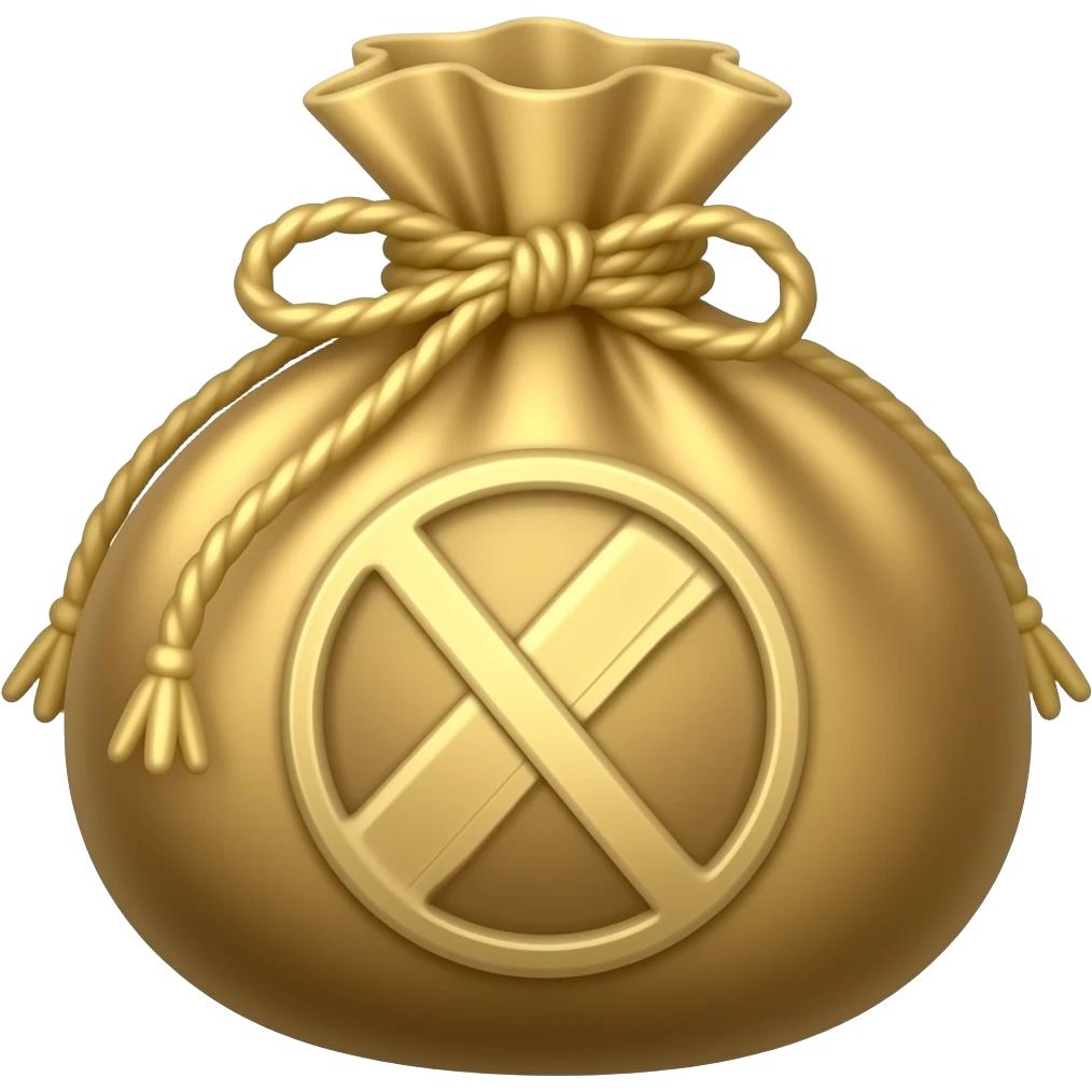 Viking gold pouch emoji