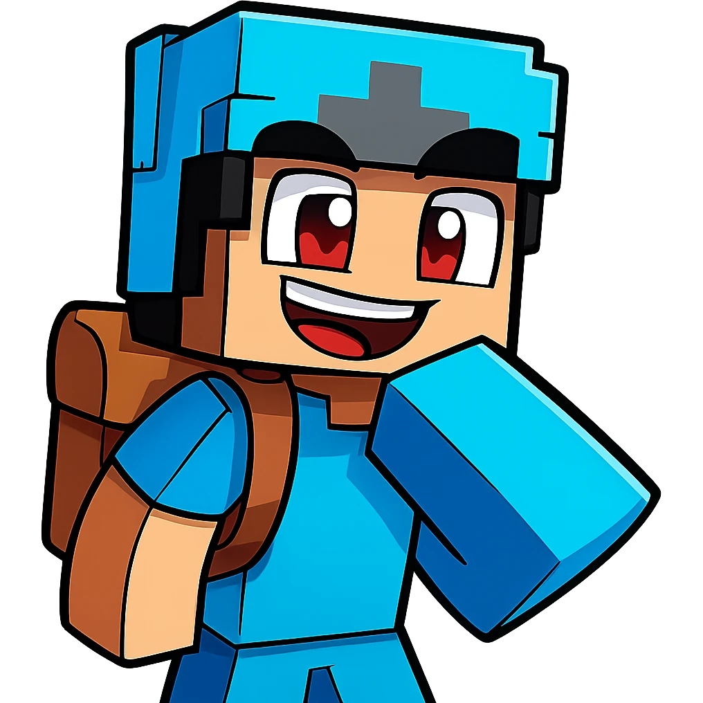 Isolate the main blue-armored character from the image, preserving all original details and colors, with a transparent background. emoji