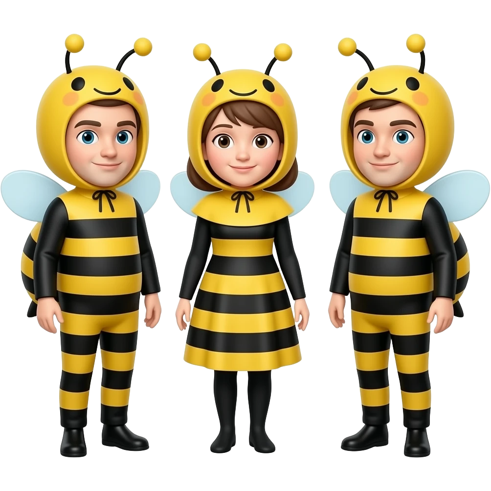 Bee Costumed People emoji