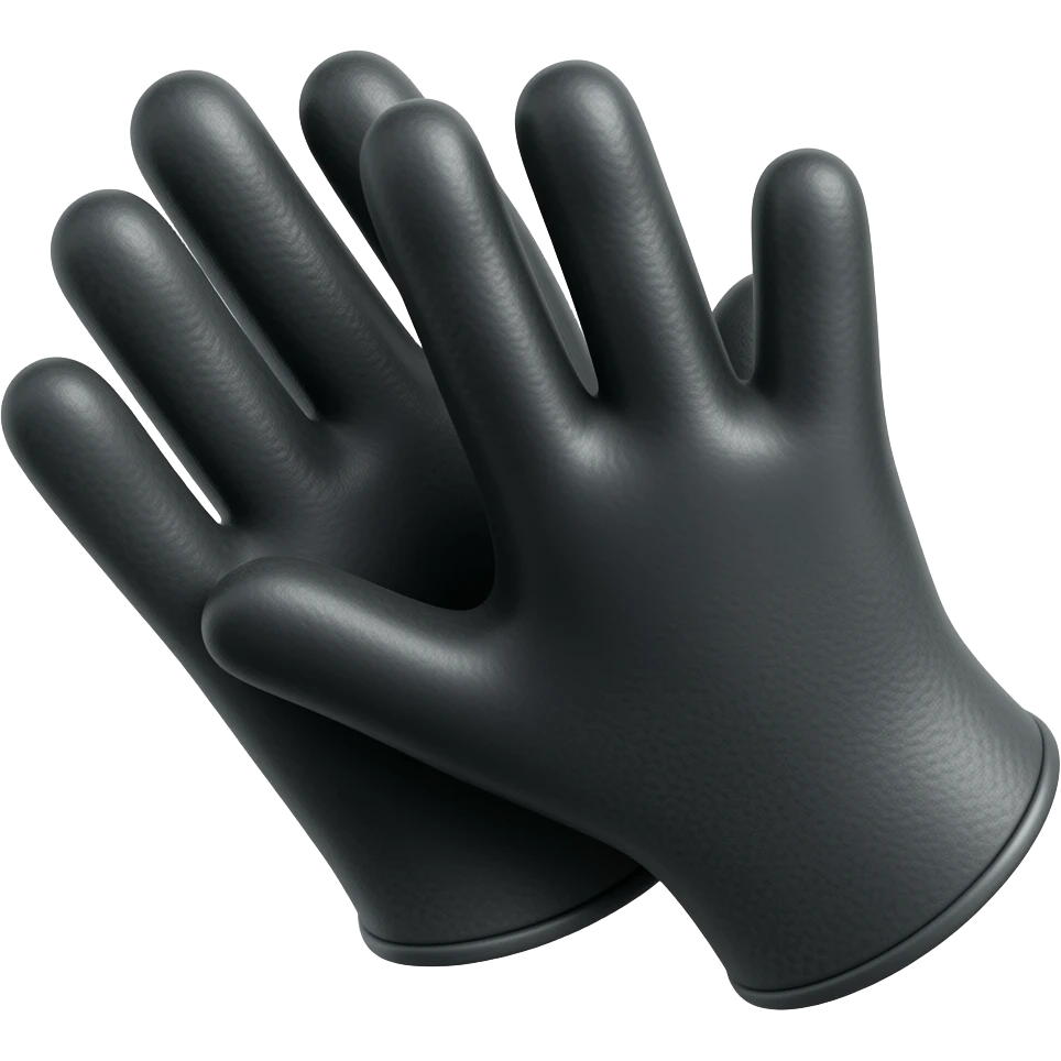 black mason's glove emoji