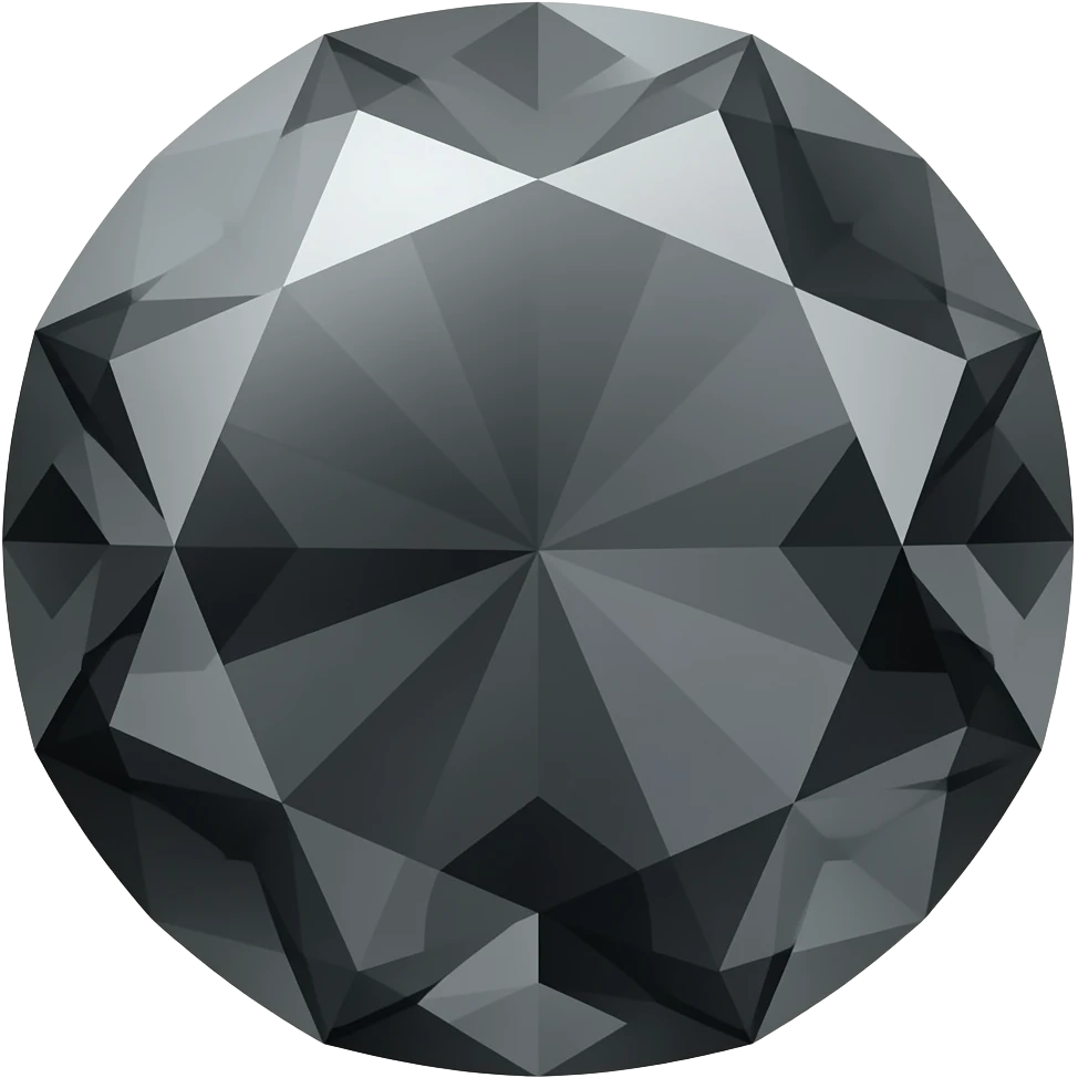 color the gem black emoji