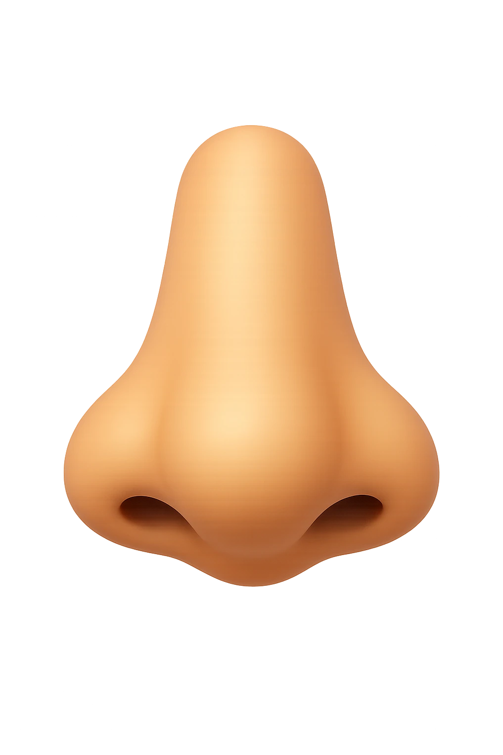 emoji 3d stile iphone di naso umano emoji