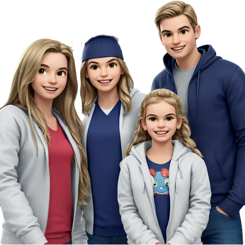 smiling girls with boys around emoji