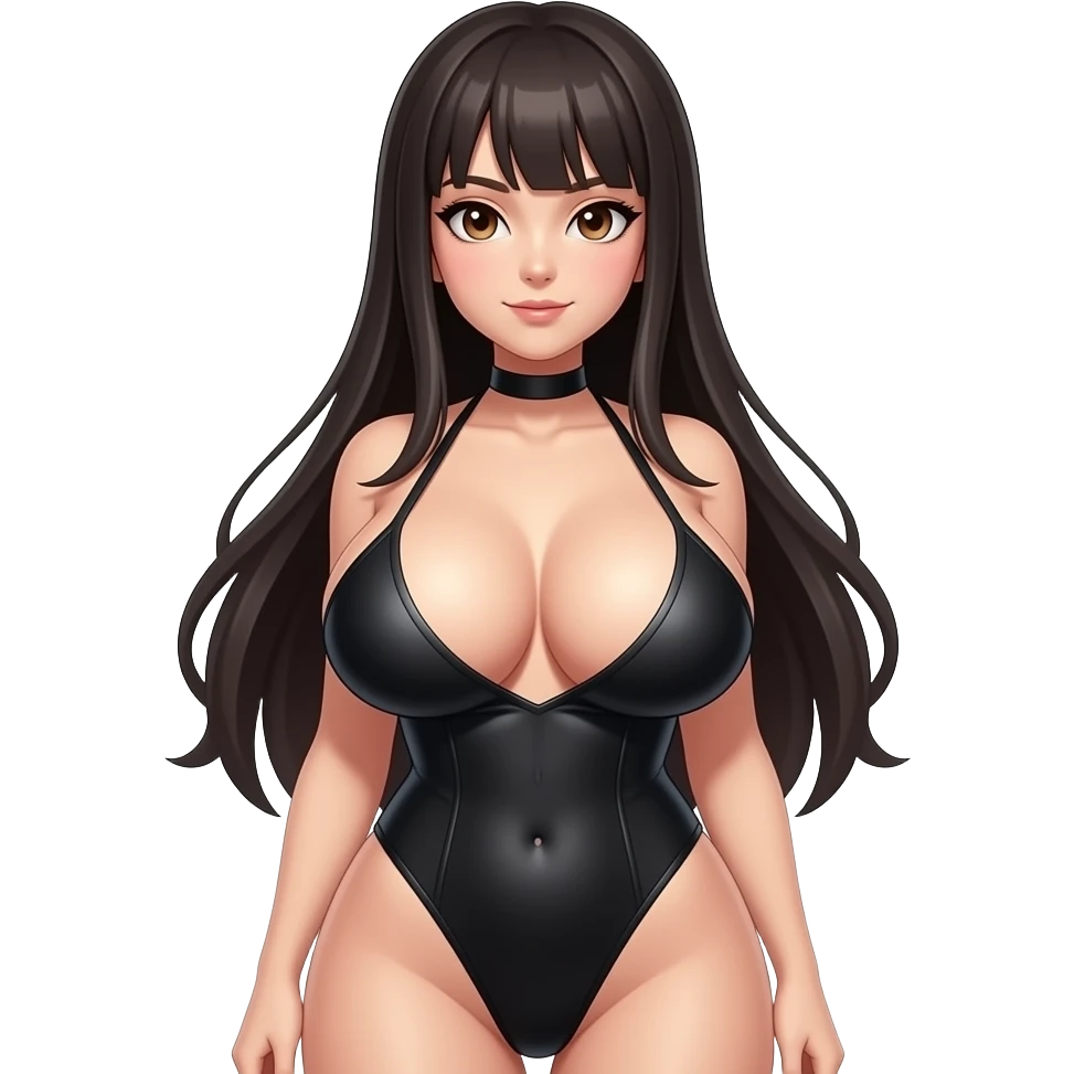Футанари девушка в полный рост с большой грудью emoji