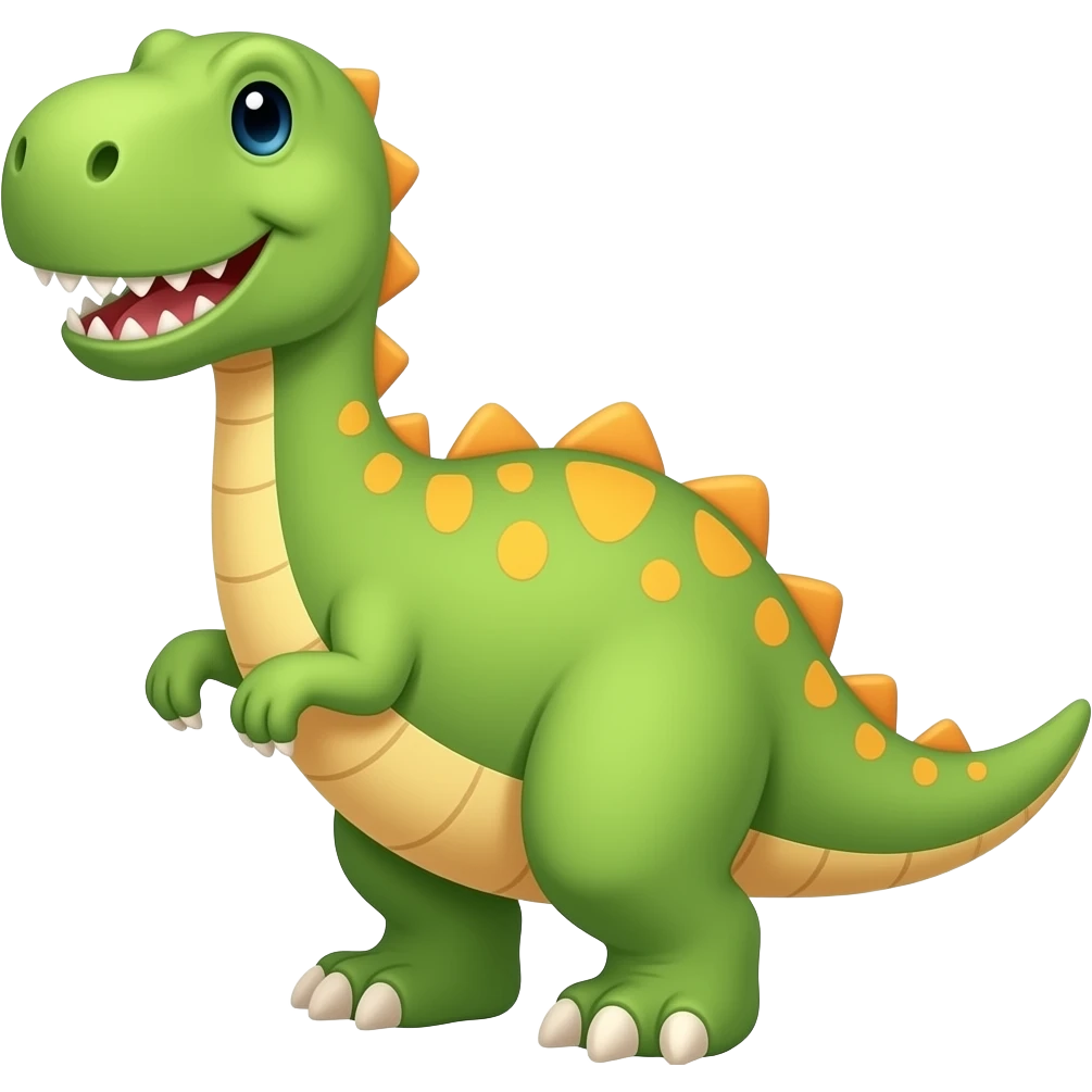 happy dinosaur emoji