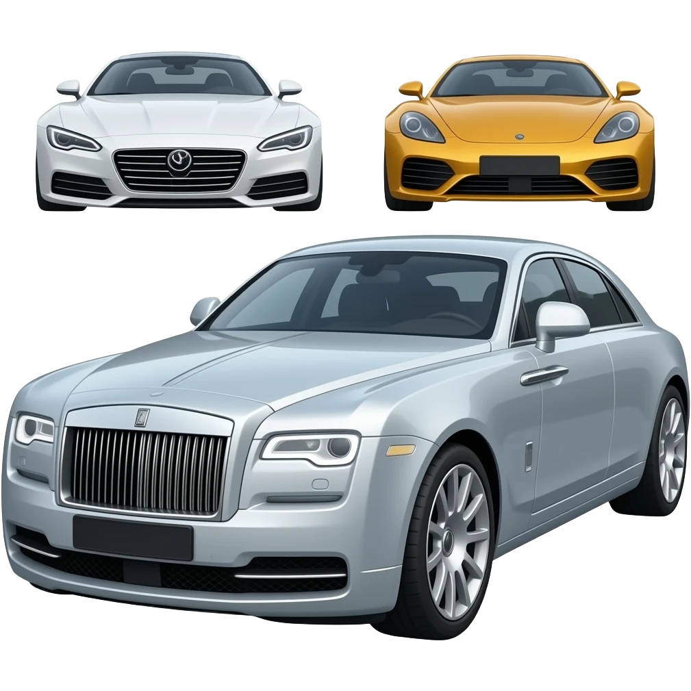 Parked Expensive cars only emoji