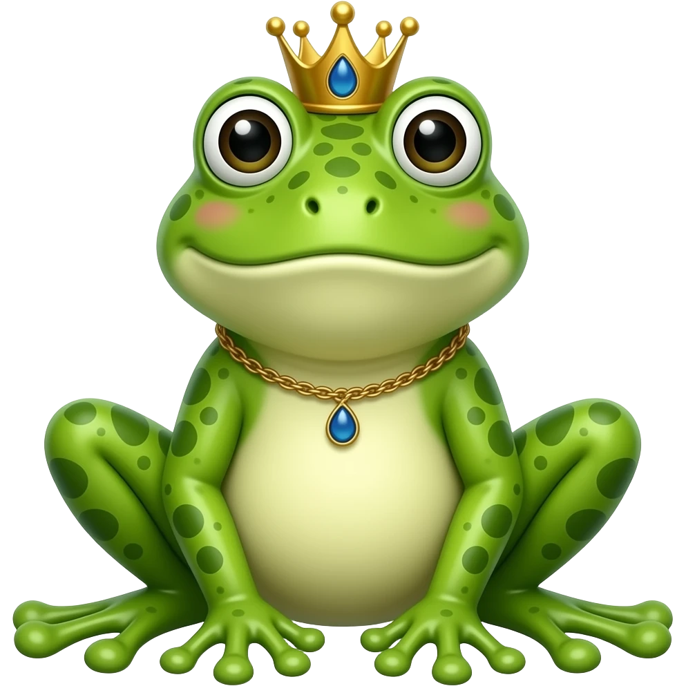 Frogs queen\ emoji