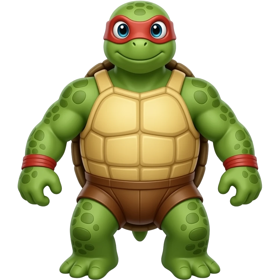 wrestling turtle emoji