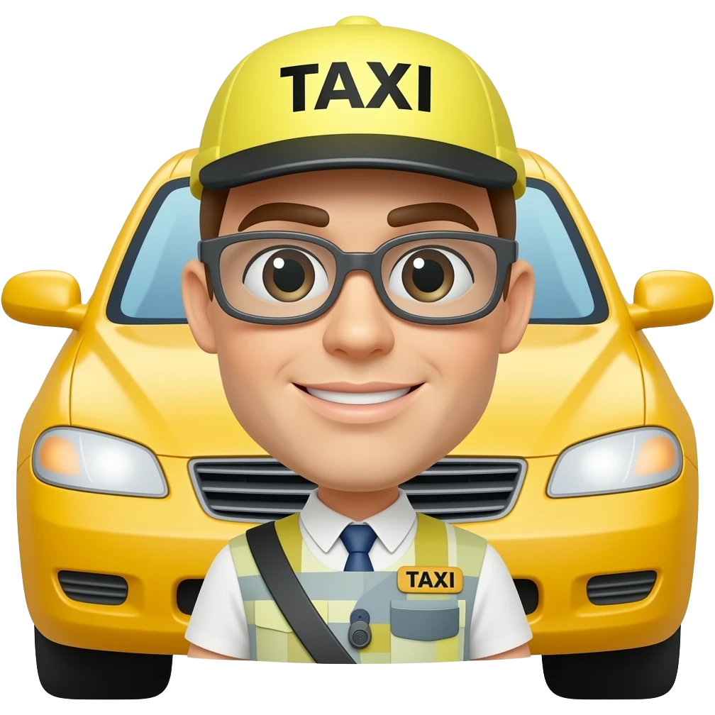 taxi driver emoji
