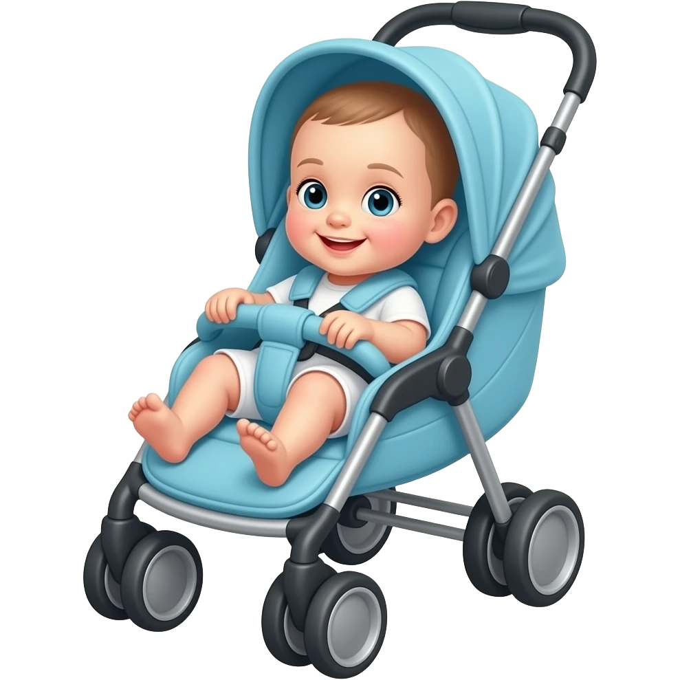 baby in baby carraige emoji