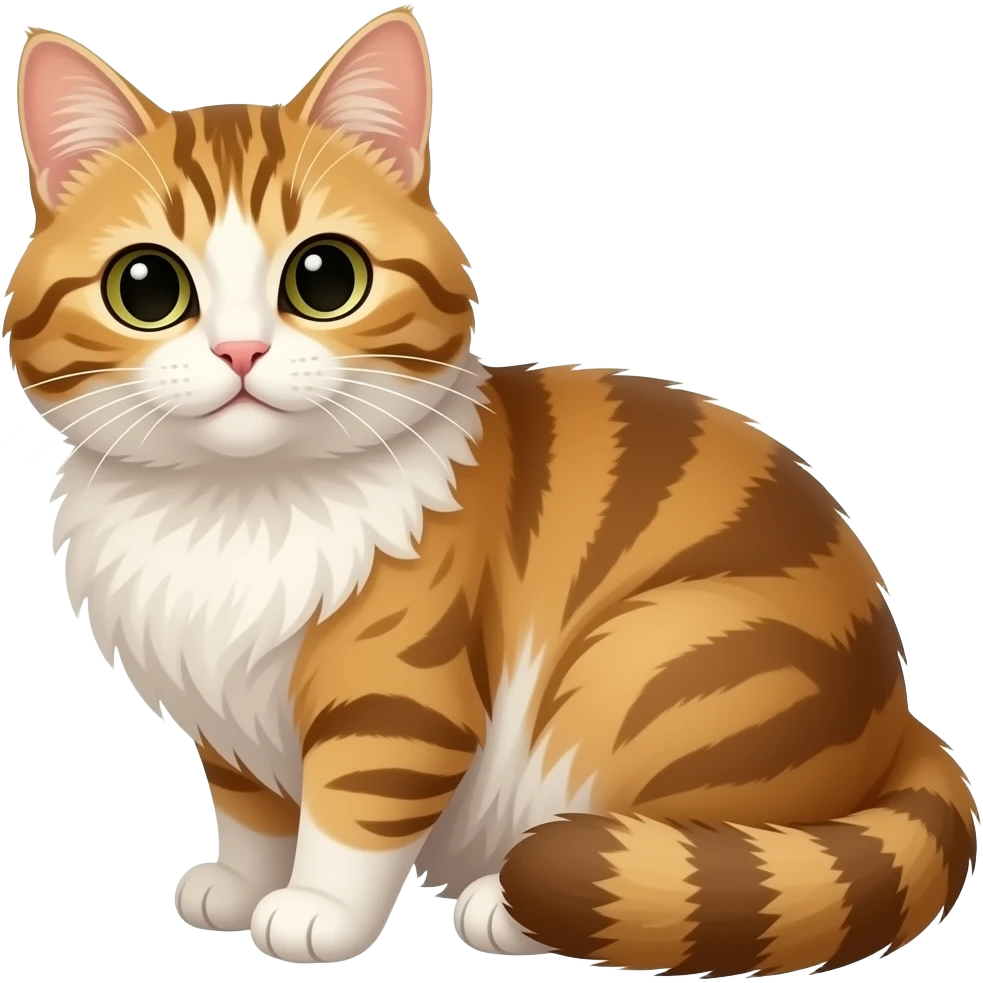 tortie fluffy cat emoji