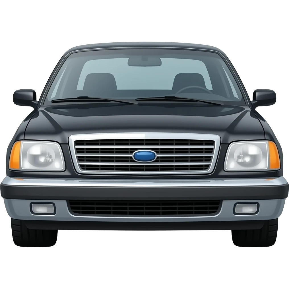 black chevy impala emoji