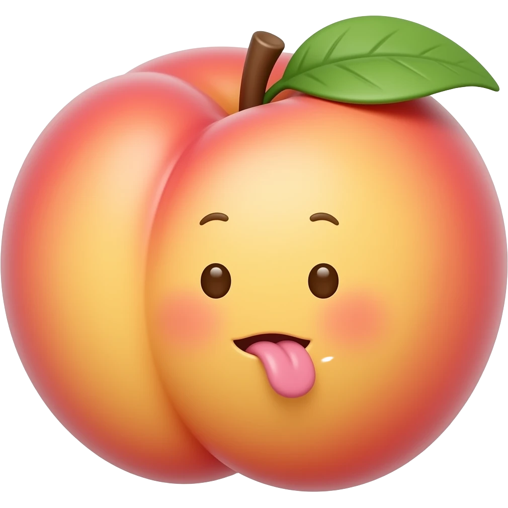 A a pussy as a fat perfect peach I just want to fuck emoji
