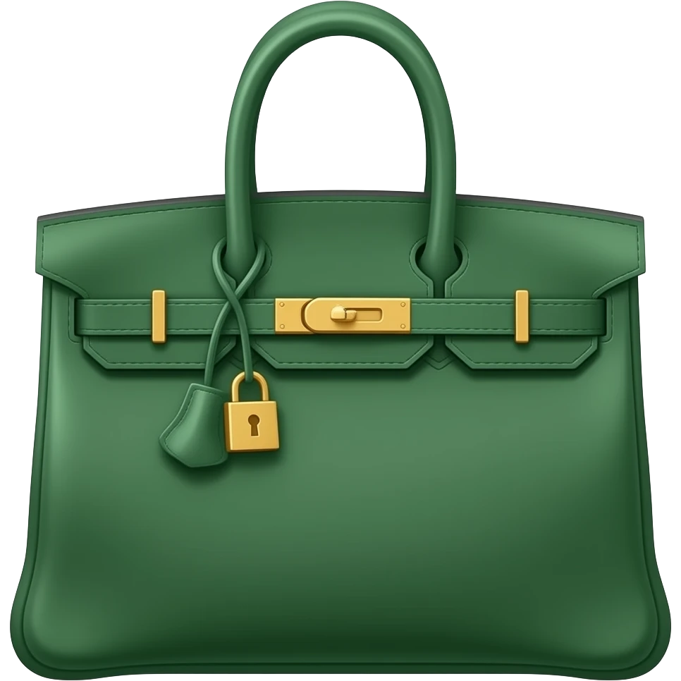 rare hermes birkin bag emoji