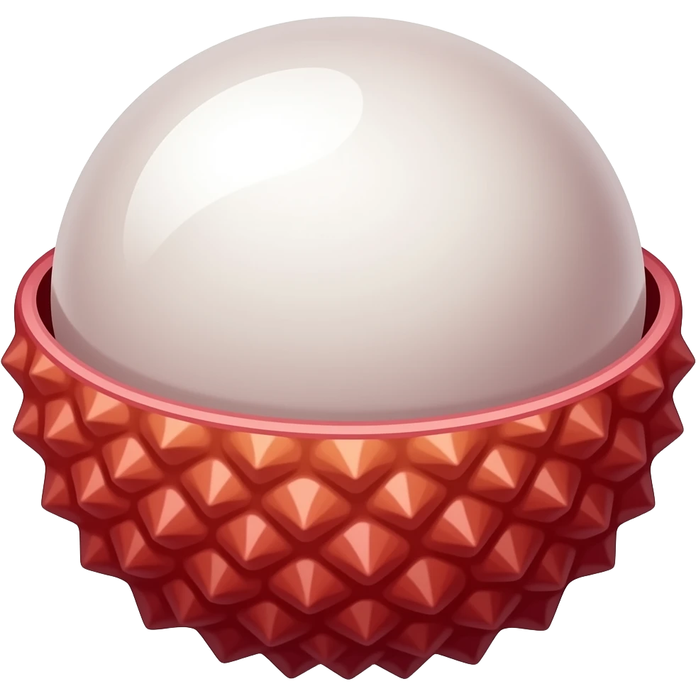 Litchi emoji