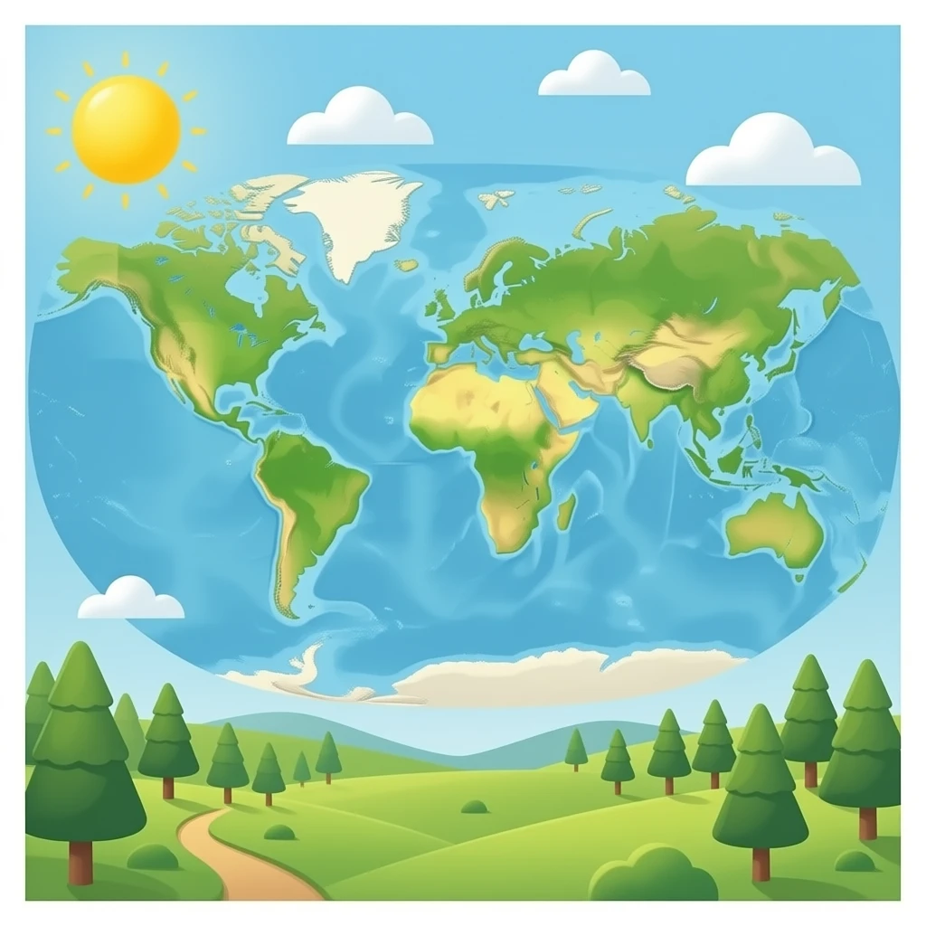 ancient world map emoji