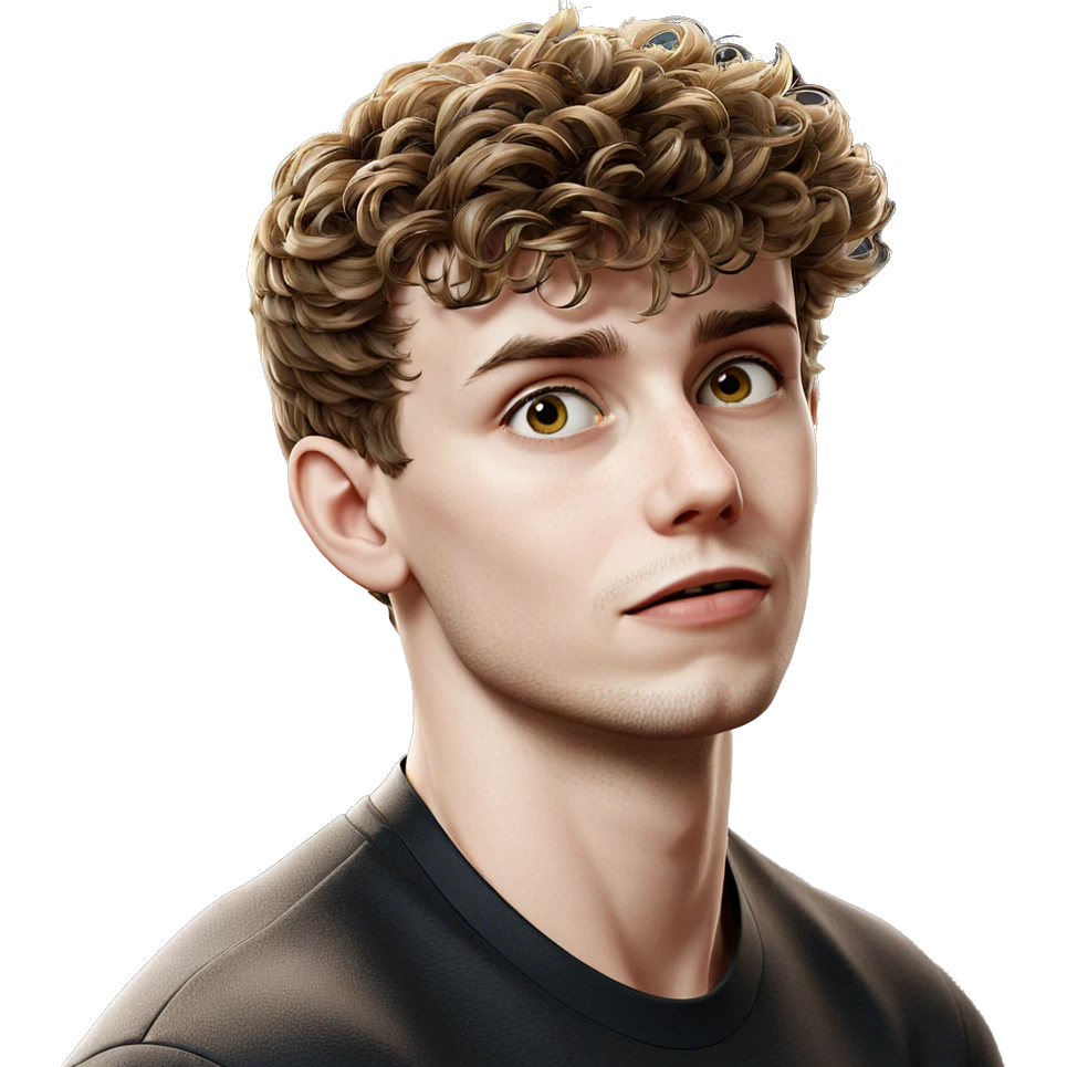 portrait of a young man emoji