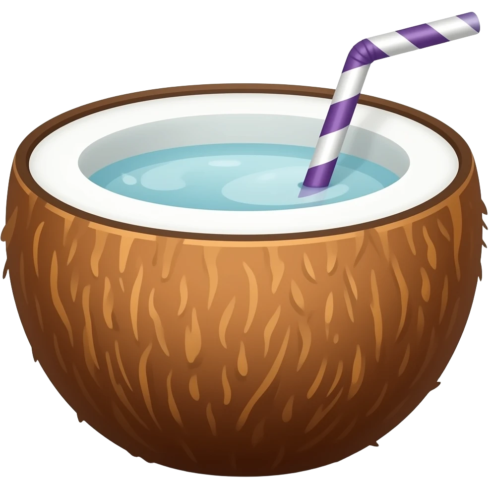 coconut drink emoji