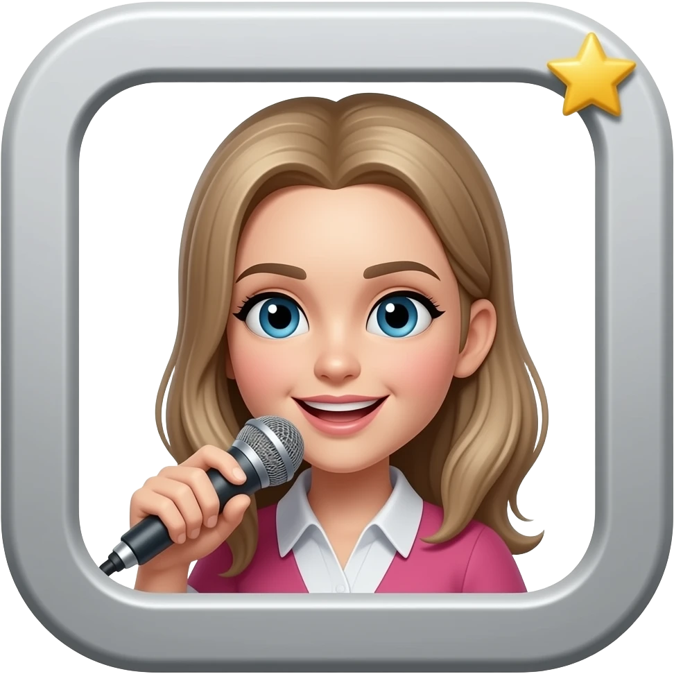 AI sing in a square with little star in the right top corner emoji