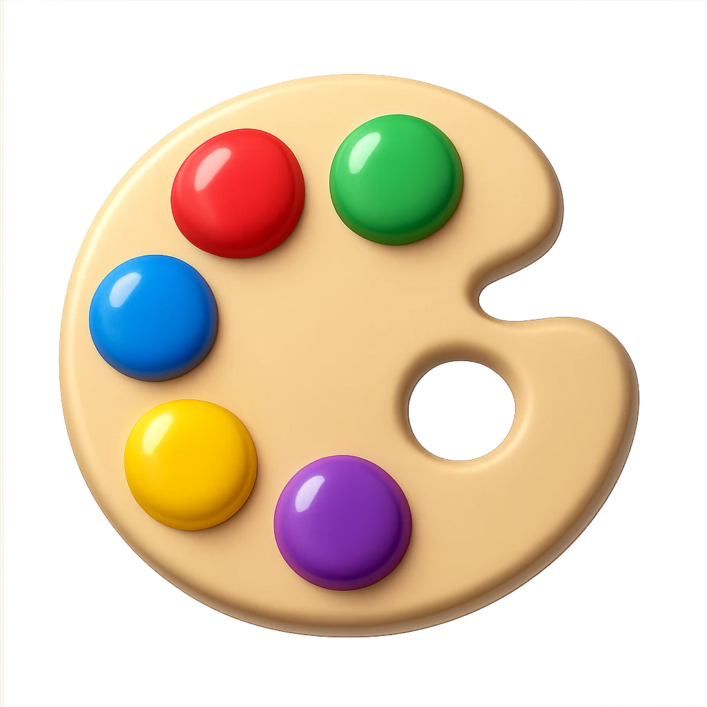 {
  "title": "3D Skeuomorphic Emoji Icon Schema",
  "type": "object",
  "properties": {
    "object": {
      "type": "string",
      "description": "Name of the object to be represented (e.g., 'money bag', 'camera', 'pizza')."
    },
    "style": {
      "type": "string",
      "enum": ["3D skeuomorphic emoji"],
      "description": "Visual style to be used for rendering."
    },
    "materials": {
      "type": "object",
      "properties": {
        "base": {
          "type": "string",
          "description": "Primary material texture, e.g., 'smooth cloth', 'metallic', 'plastic'."
        },
        "details": {
          "type": "array",
          "items": { "type": "string" },
          "description": "Secondary materials or embellishments (e.g., rope, buttons, stitching)."
        }
      }
    },
    "colors": {
      "type": "object",
      "properties": {
        "baseColor": {
          "type": "string",
          "description": "Main color of the object (e.g., '#F5DEB3' for a beige sack)."
        },
        "accentColors": {
          "type": "array",
          "items": { "type": "string" },
          "description": "Accent or highlight colors (e.g., yellow for dollar sign)."
        }
      }
    },
    "lighting": {
      "type": "object",
      "properties": {
        "type": {
          "type": "string",
          "enum": ["soft", "ambient", "studio"],
          "description": "Lighting type used to shade and define volume."
        },
        "shadows": {
          "type": "boolean",
          "description": "Indicates if soft drop shadows are used."
        }
      }
    },
    "geometry": {
      "type": "object",
      "properties": {
        "dimensionality": {
          "type": "string",
          "enum": ["3D"],
          "description": "Indicates that object is rendered in 3D."
        },
        "roundedEdges": {
          "type": "boolean",
          "description": "Indicates if object has smooth, rounded edges."
        }
      }
    },
    "expression": {
      "type": "string",
      "enum": ["playful", "realistic", "friendly"],
      "description": "Overall emotional tone of the icon."
    },
    "background": {
      "type": "string",
      "enum": ["transparent", "white", "gradient"],
      "description": "Background type for the rendered emoji."
    }
  },
  "required": ["object", "style", "materials", "colors", "lighting", "geometry", "expression", "background"]
}

palette emoji