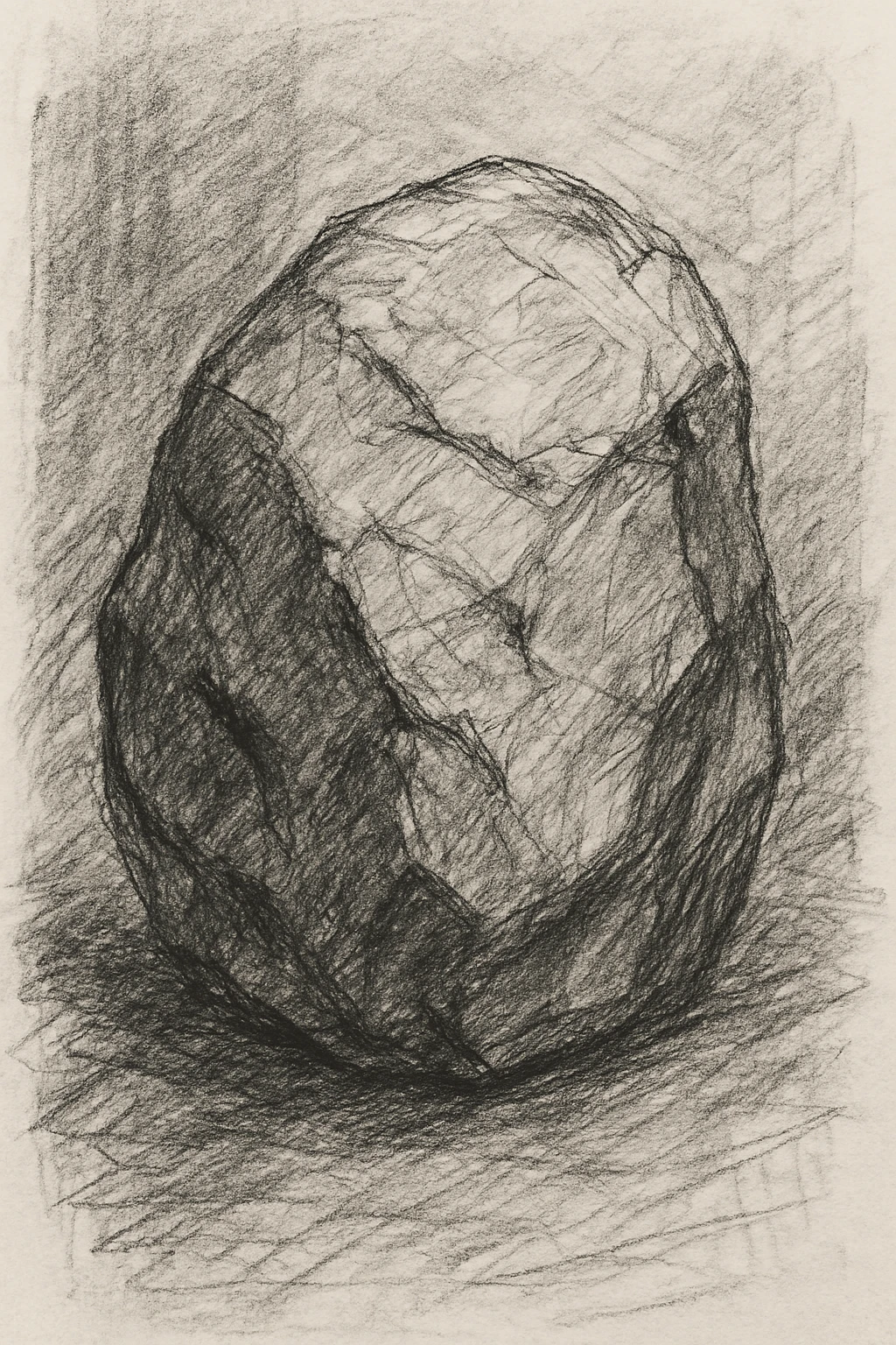 a rock emoji