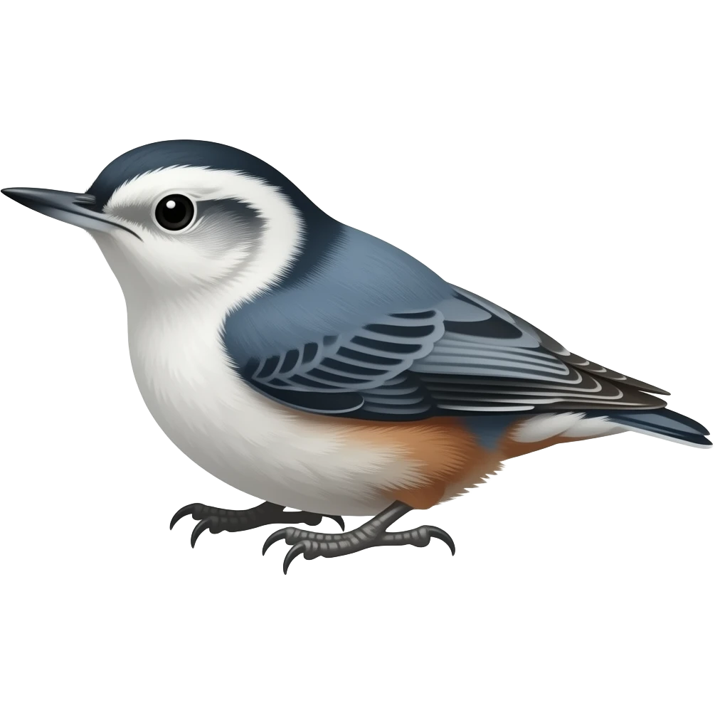 A white-breasted nuthatch emoji