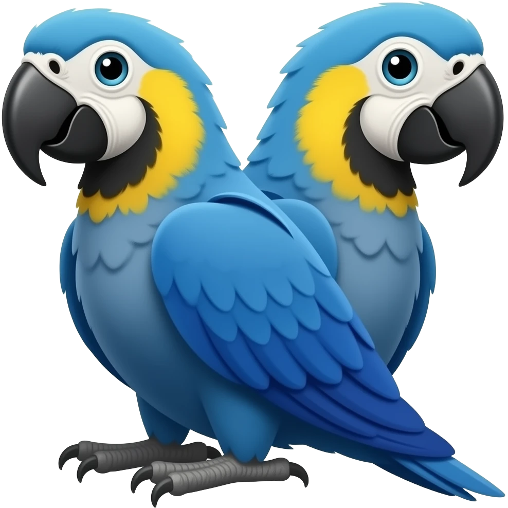 Arara azul emoji
