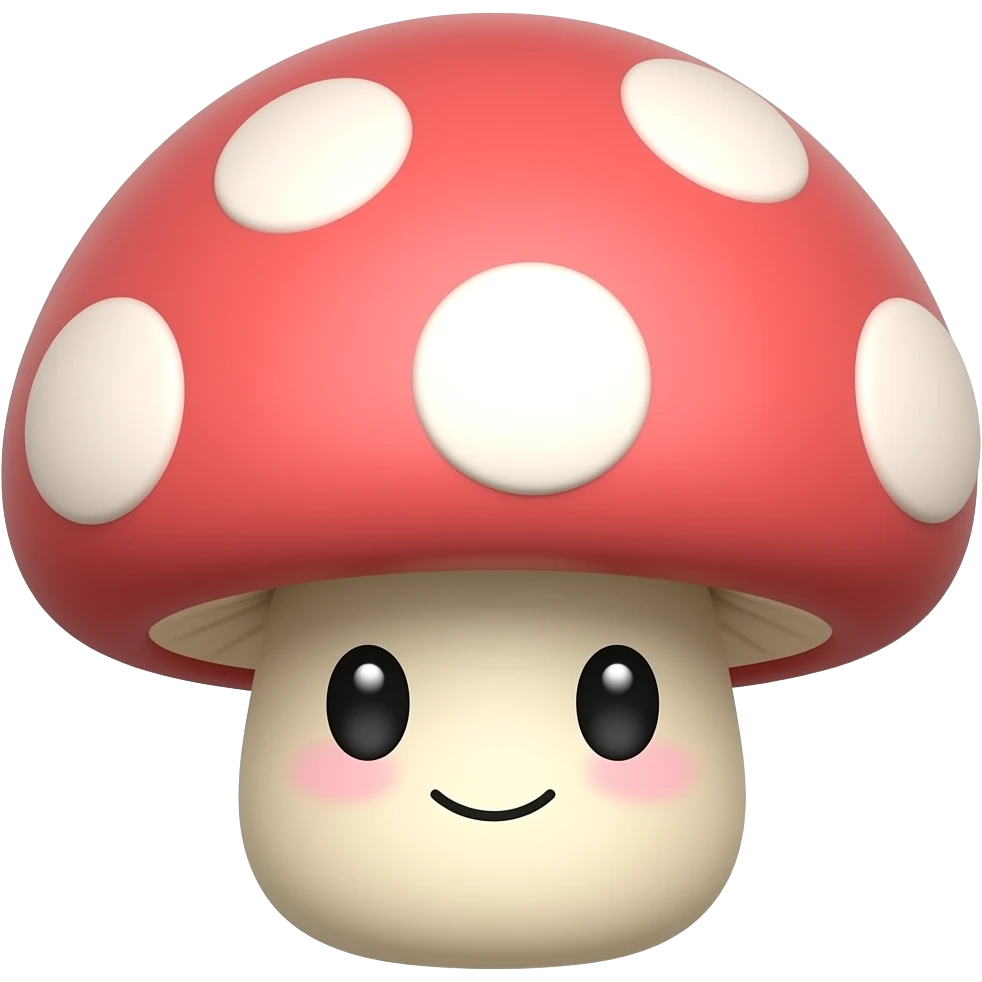 Kawaii champiñon emoji