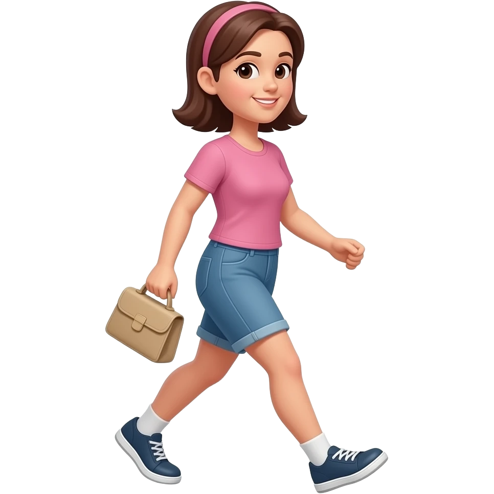 walking woman emoji