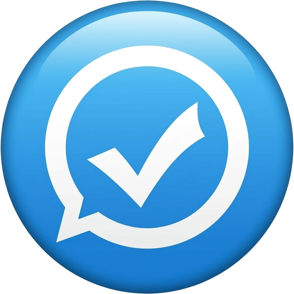 Whatsapp Verified Badge (Blue) emoji