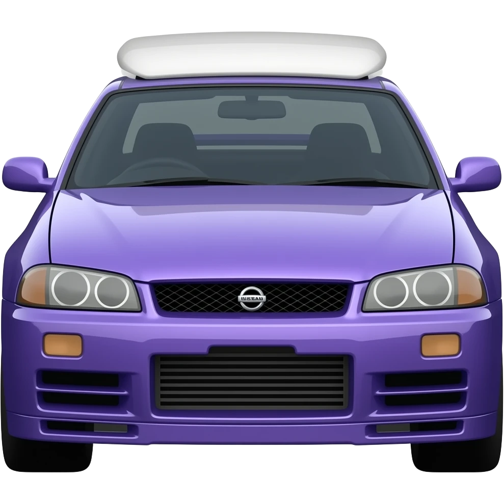 Purple Nissan skiline emoji