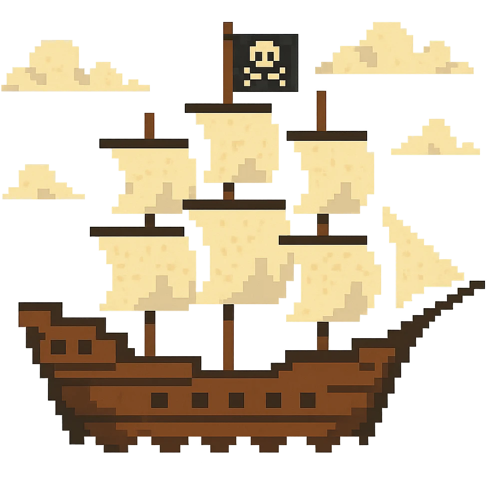 pirate ship emoji