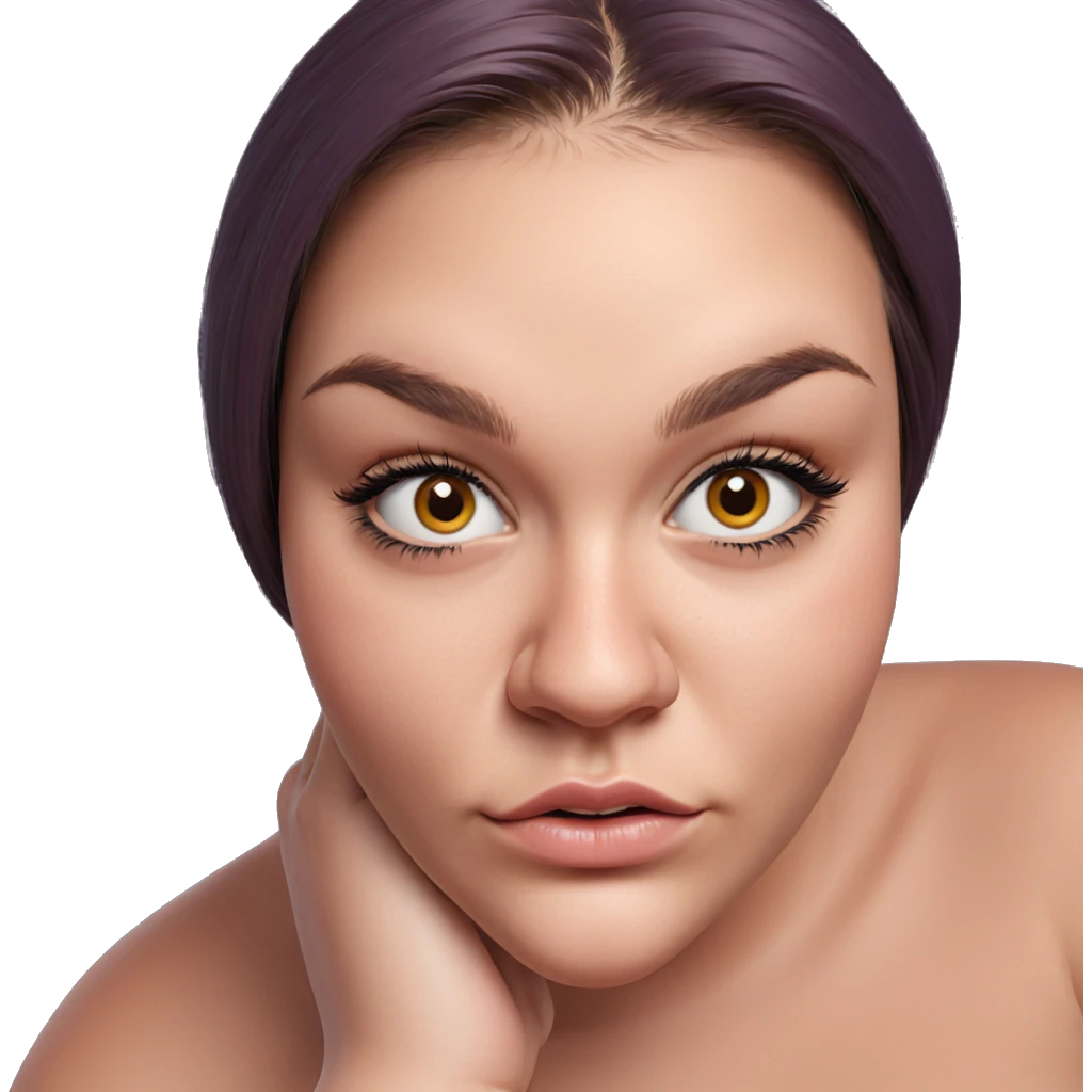 realistic portrait of girl emoji