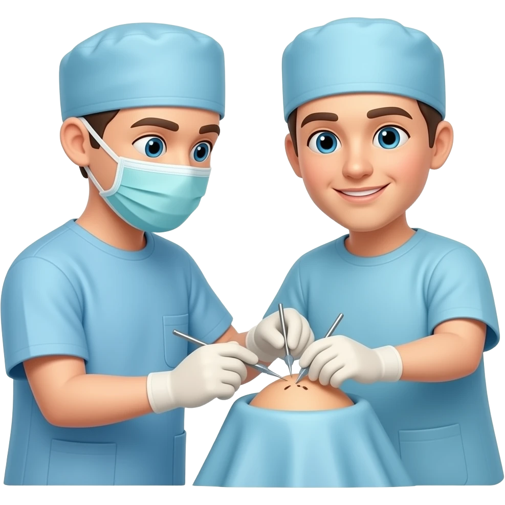 Surgeon working emoji