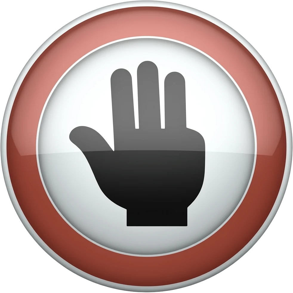 sign of right hand trafic emoji