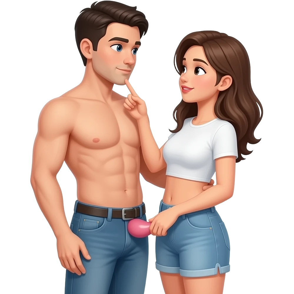 Male and female sex position anal emoji