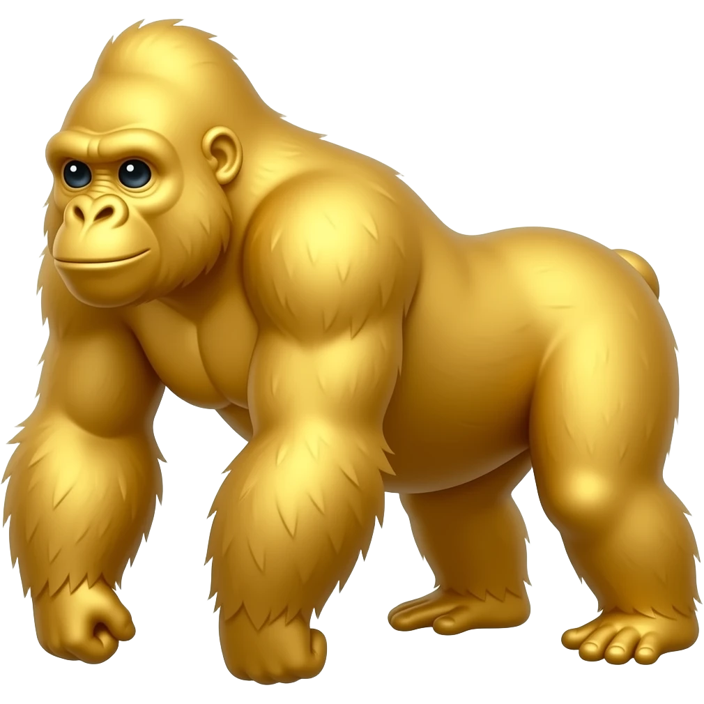 Gold 🦍 emoji