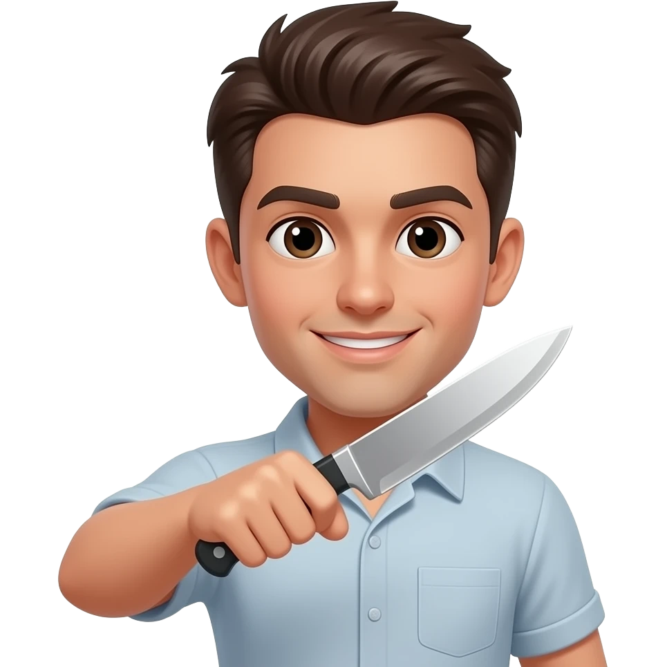 solo una que se vea buena y la otra con un chuchillo por que es mala emoji