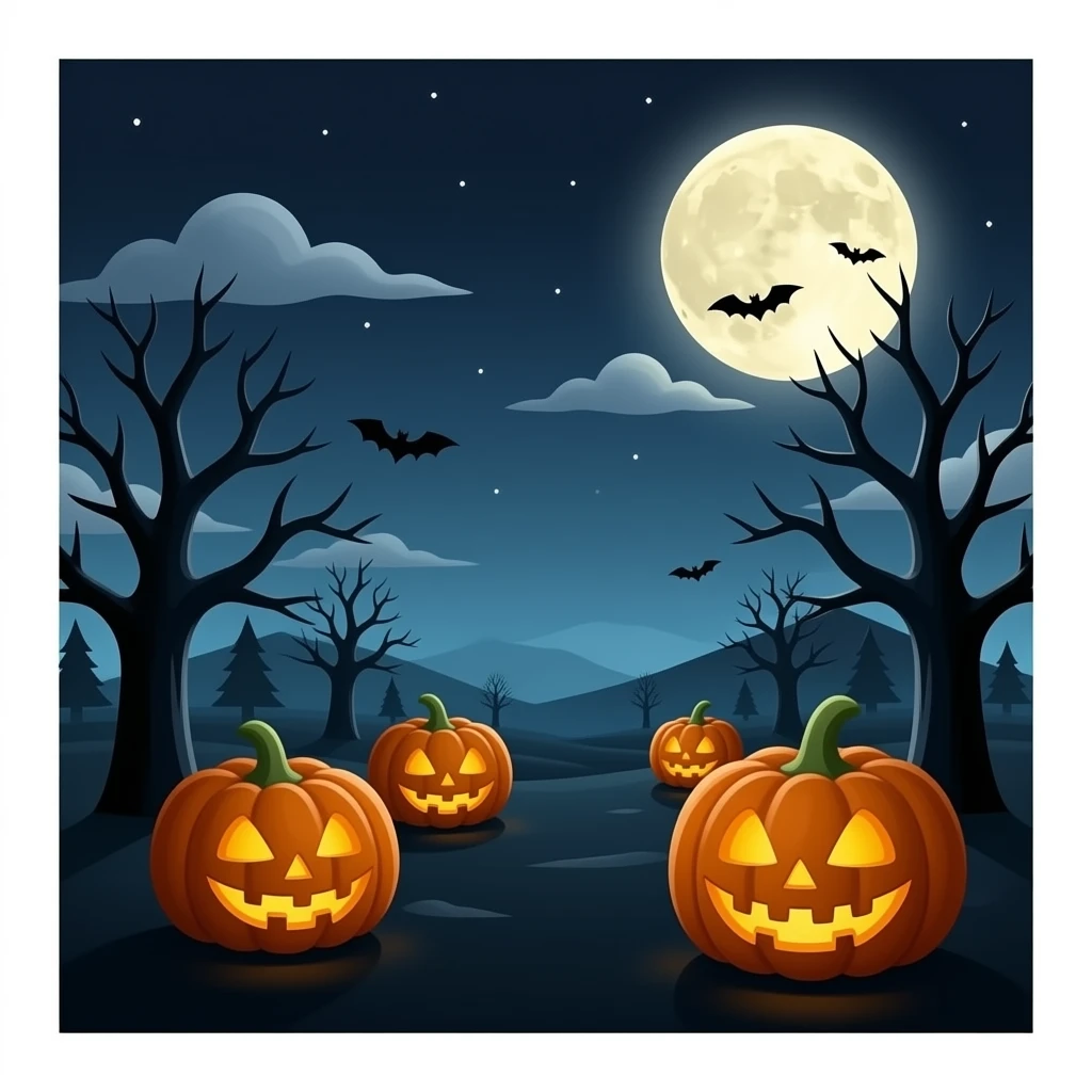 Black Halloween emoji