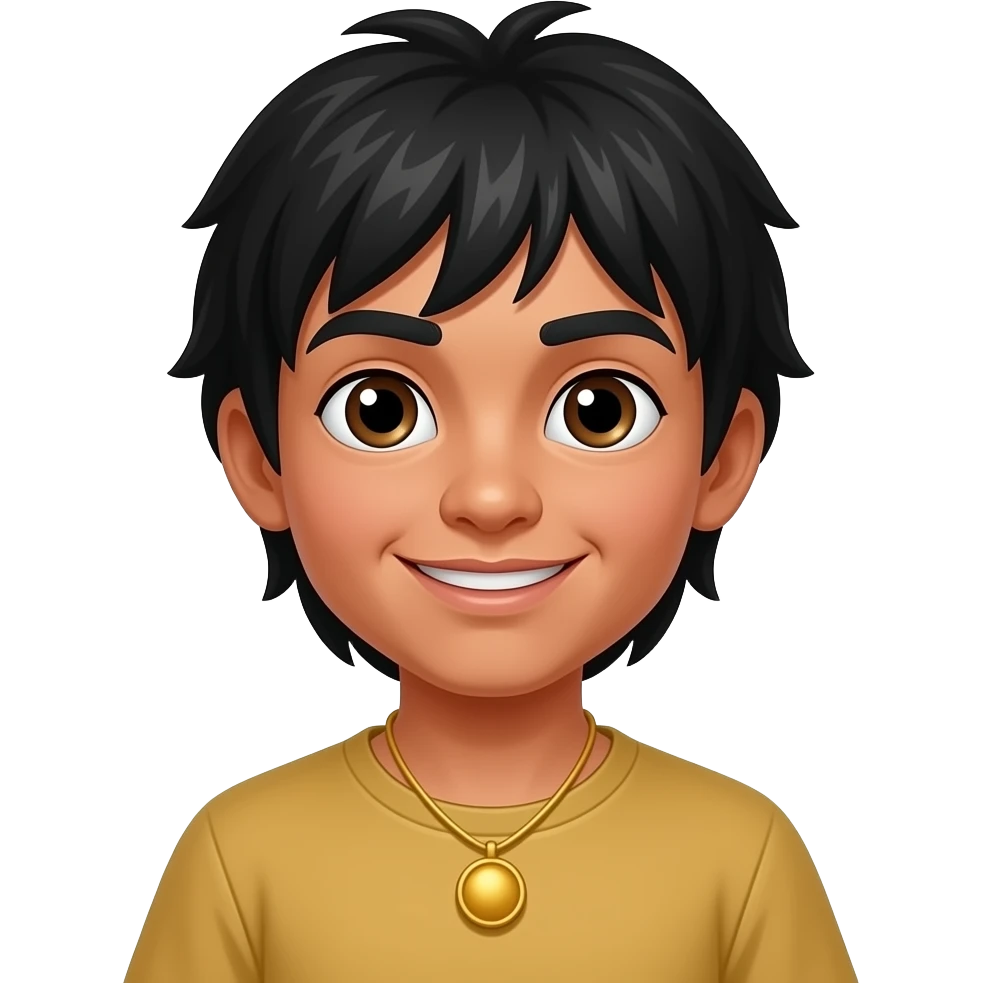 Mowgli jungle boy emoji