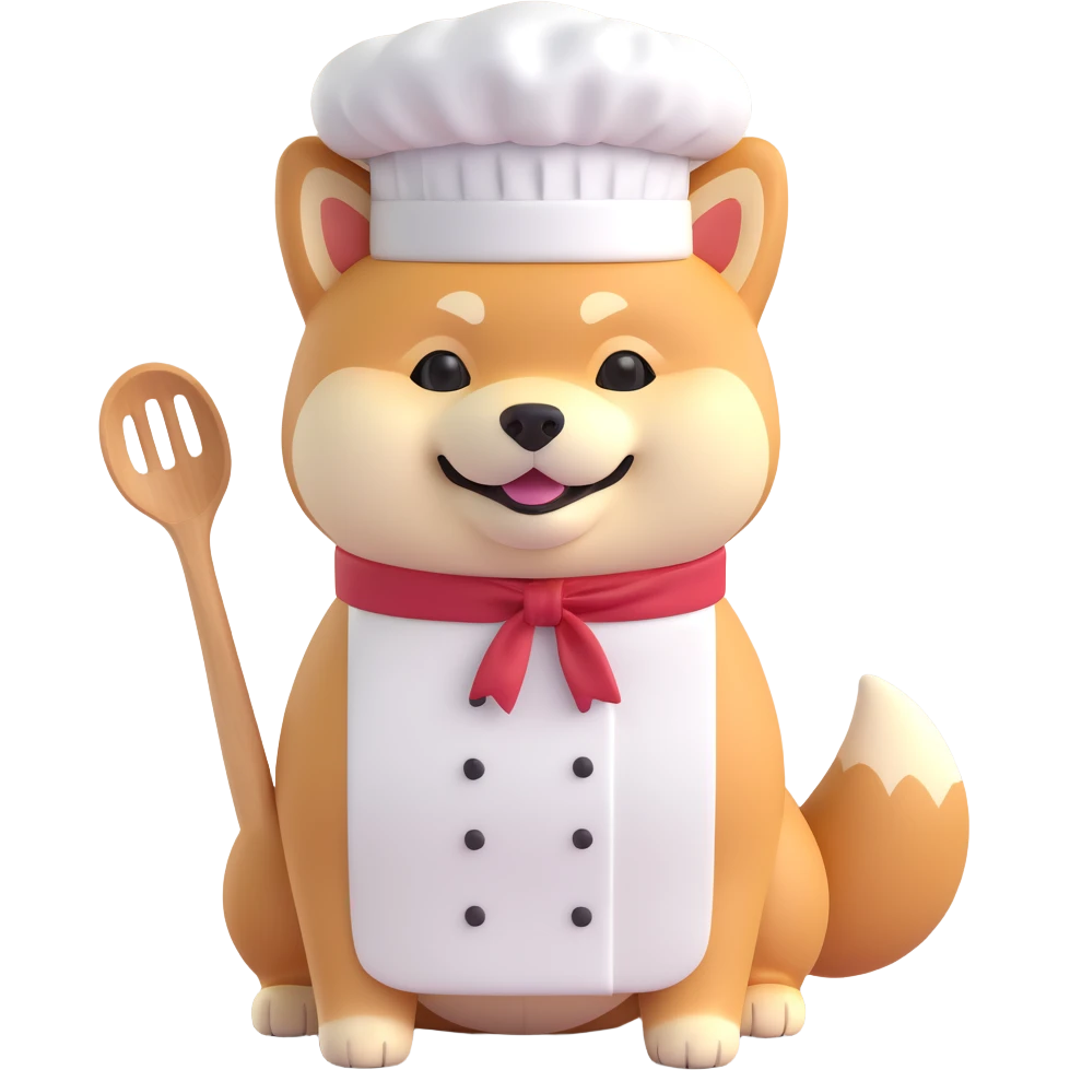 shiba inu chef emoji