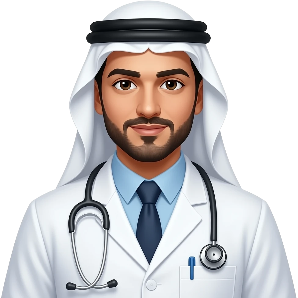 Sexy Arab man in Dr's uniform emoji
