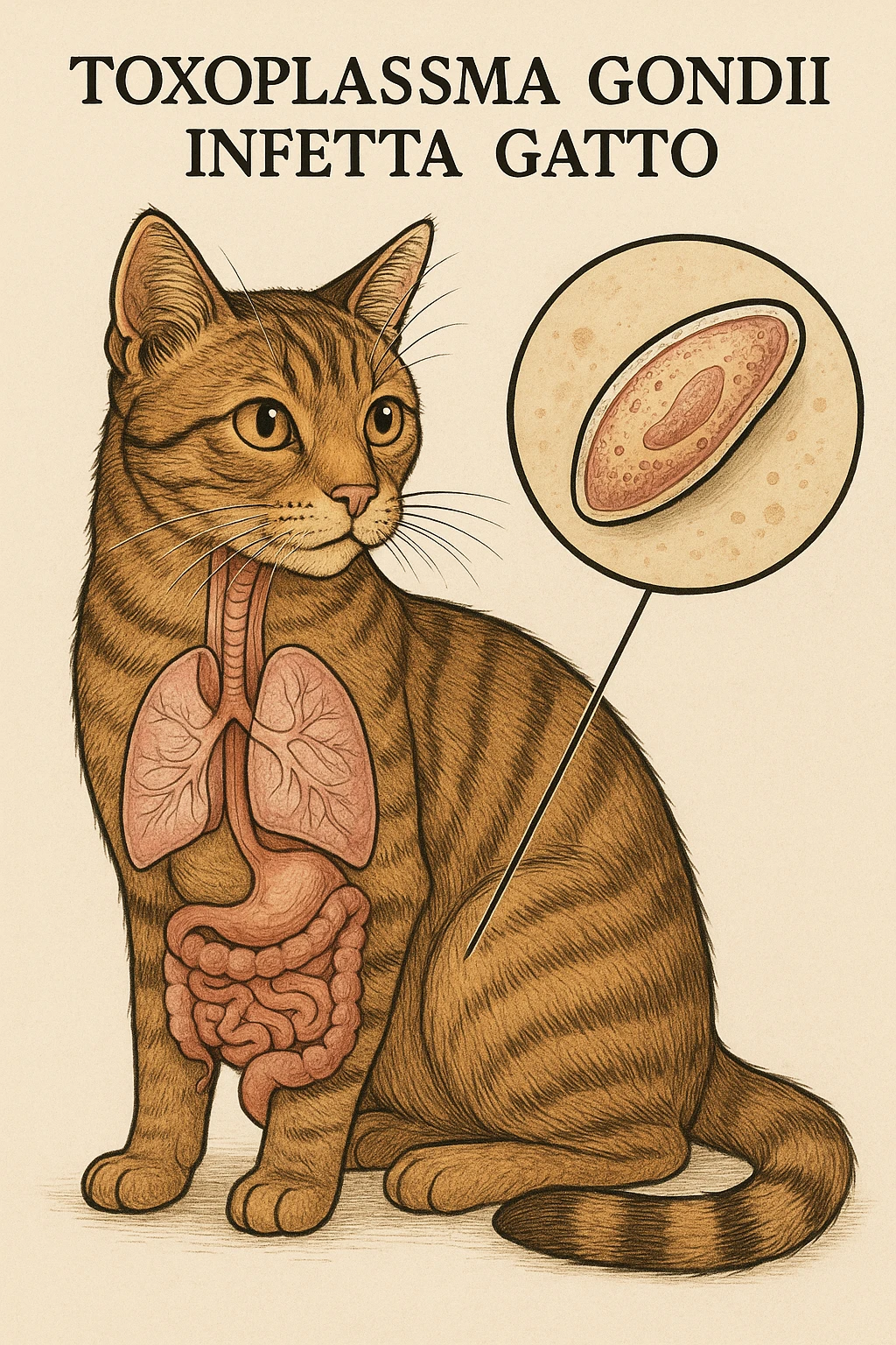 Toxoplasma gondii, infetta gatto in italiano emoji
